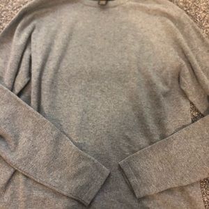 Grey cashmere sweater - members mark - medium
